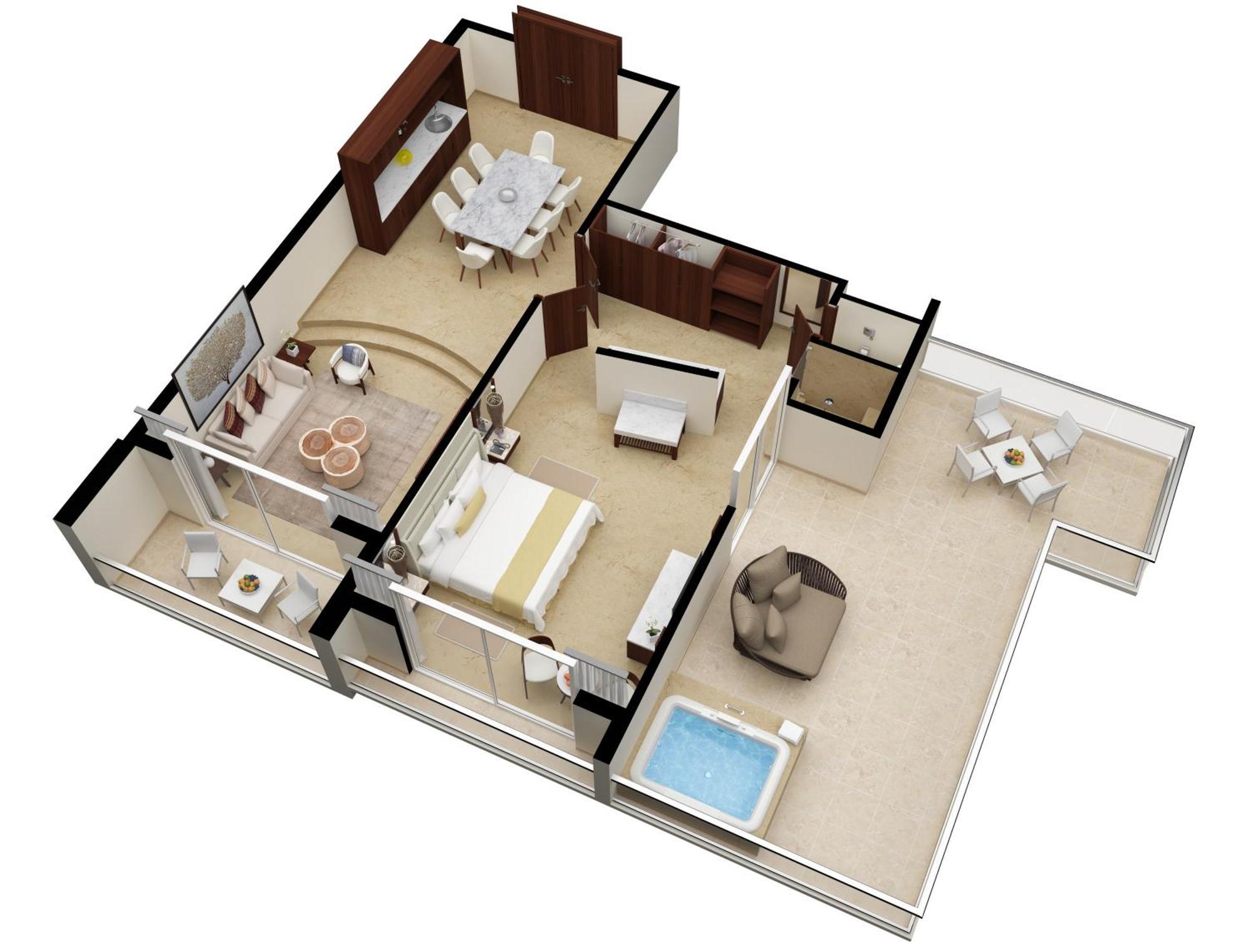 Superior Governor Suite Partial Ocean View King Size Bed